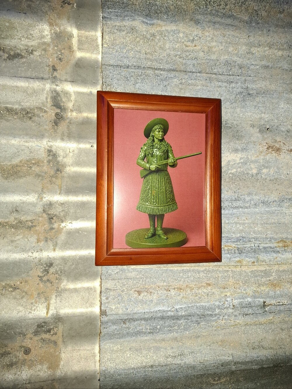 Annie Oakley Plastic Army Man Framed Art Print By Neon Nicho